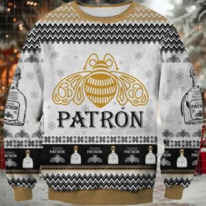 Tequila Patron Christmas Holiday Ugly Sweater