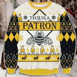 Tequila Patron Christmas Ugly Sweater