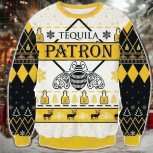 Tequila Patron Christmas Ugly Sweater