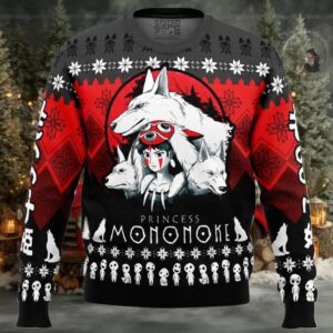 The Pack Princess Mononoke Ugly Christmas Sweater
