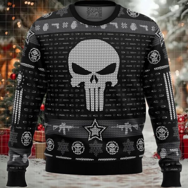 The Punisher Ugly Christmas Sweater