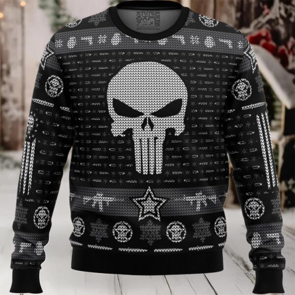The Punisher Ugly Christmas Sweater