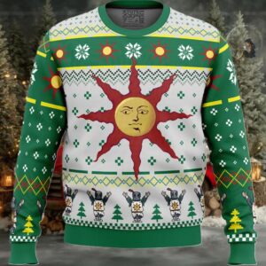 The Sun Dark Souls Ugly Christmas Sweater