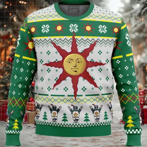 The Sun Dark Souls Ugly Christmas Sweater
