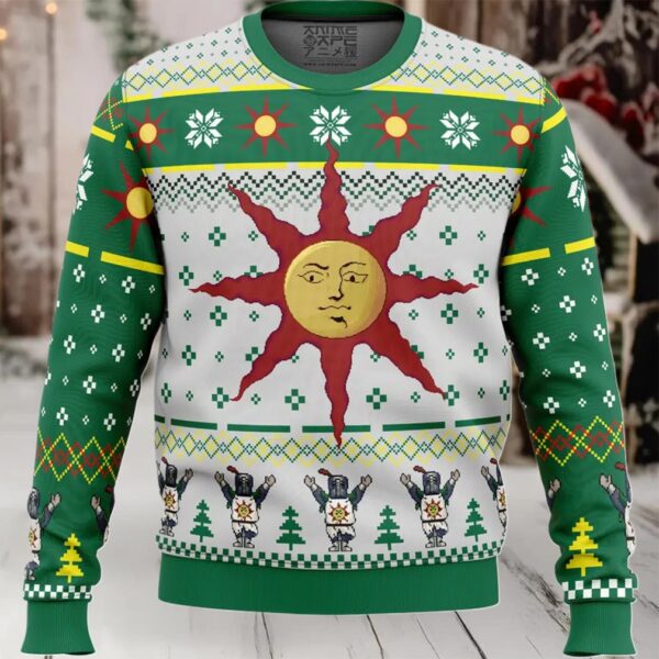 The Sun Dark Souls Ugly Christmas Sweater