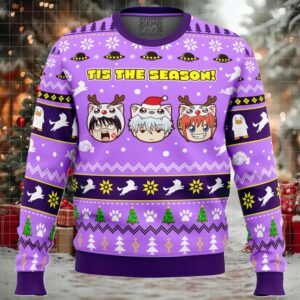 Tis The Season Gintama_Ugly Christmas Sweater Tis The Season Gintama_Ugly Christmas Sweater