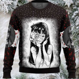 Tomie Junji Ito Ugly Christmas Sweater Tomie Junji Ito Ugly Christmas Sweater