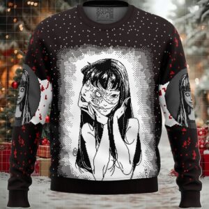 Tomie Junji Ito Ugly Christmas Sweater