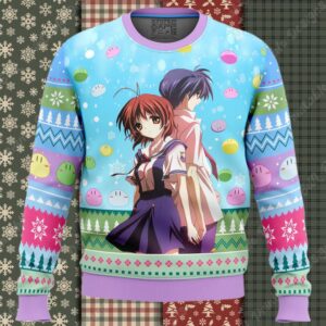 Tomoya And Nagisa Clannad Ugly Christmas Sweater