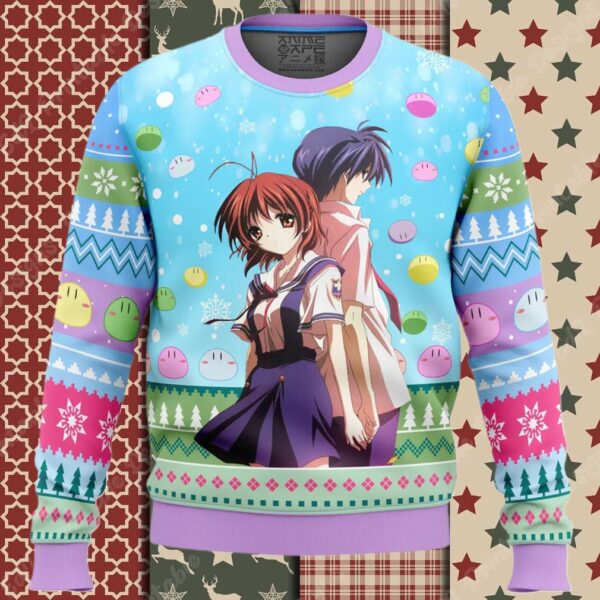 Tomoya And Nagisa Clannad Ugly Christmas Sweater