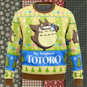 Totoro and Friends My Neighbor Totoro Ugly Christmas Sweater