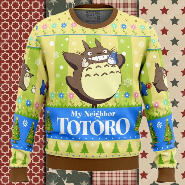 Totoro and Friends My Neighbor Totoro Ugly Christmas Sweater