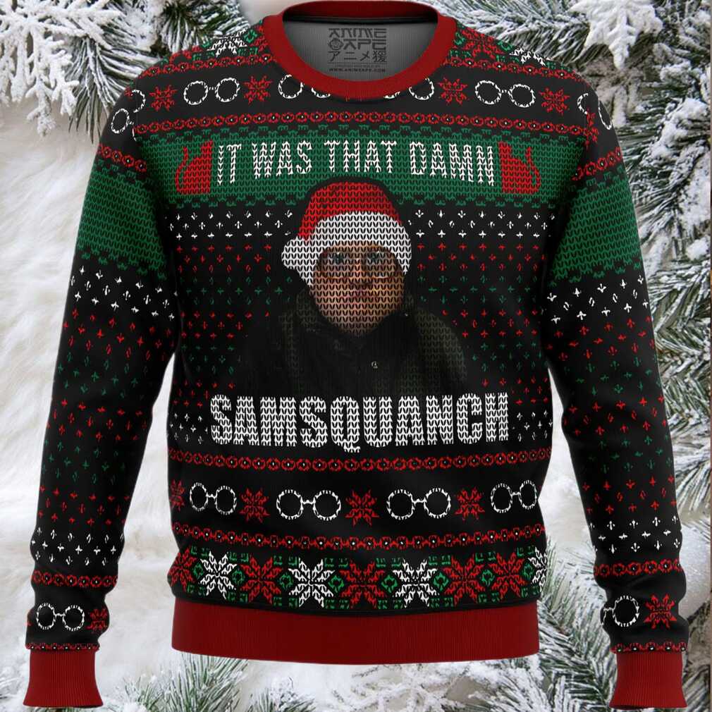 Trailer Park Boys Samsquanch Ugly Christmas Sweater