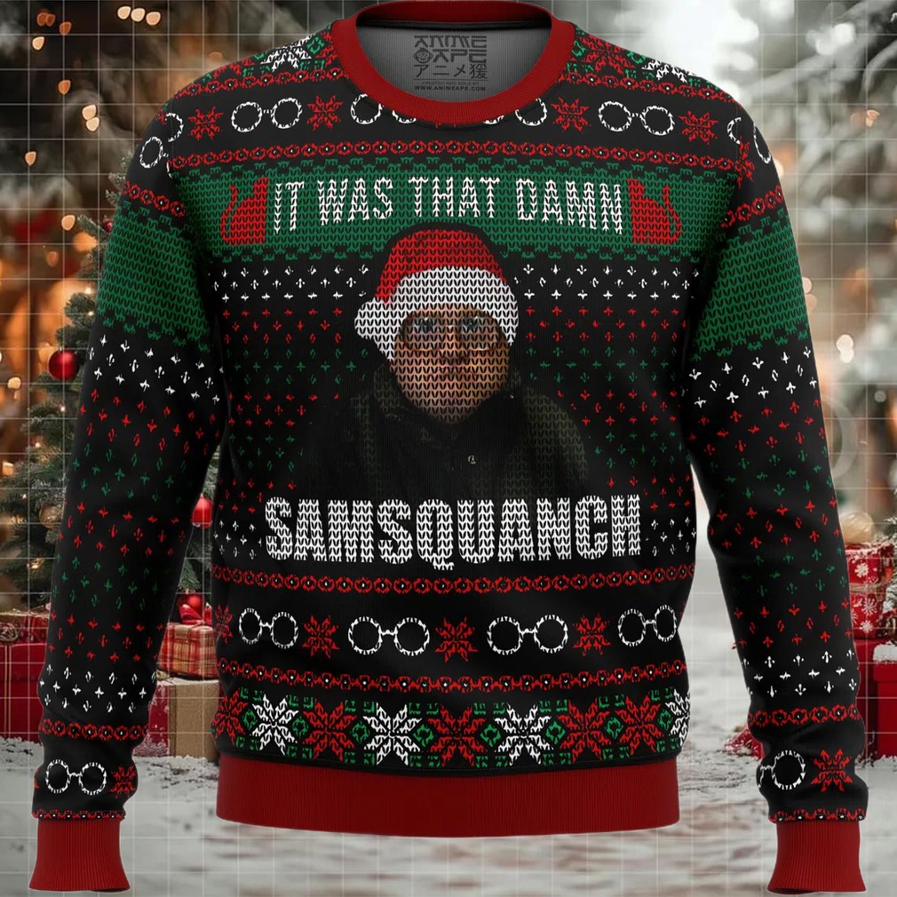 Trailer Park Boys Samsquanch Ugly Christmas Sweater
