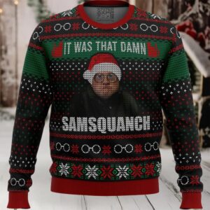 Trailer Park Boys Samsquanch Ugly Christmas Sweater