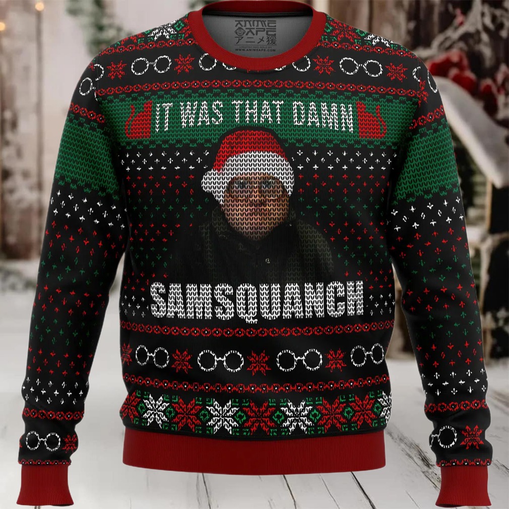Trailer Park Boys Samsquanch Ugly Christmas Sweater Trailer Park Boys Samsquanch Ugly Christmas Sweater