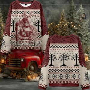 True Horror Ugly Sweater 2025 Christmas