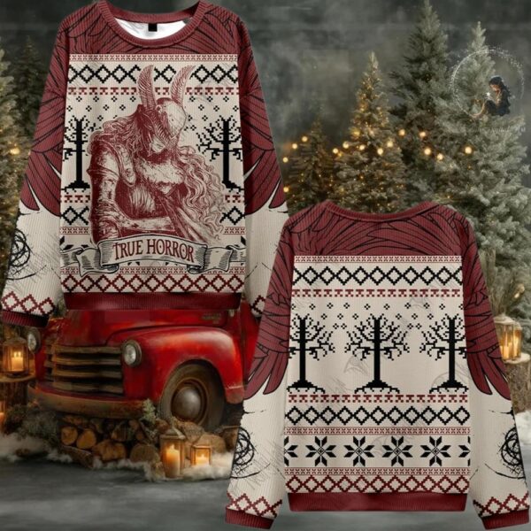 True Horror Ugly Sweater 2025 Christmas