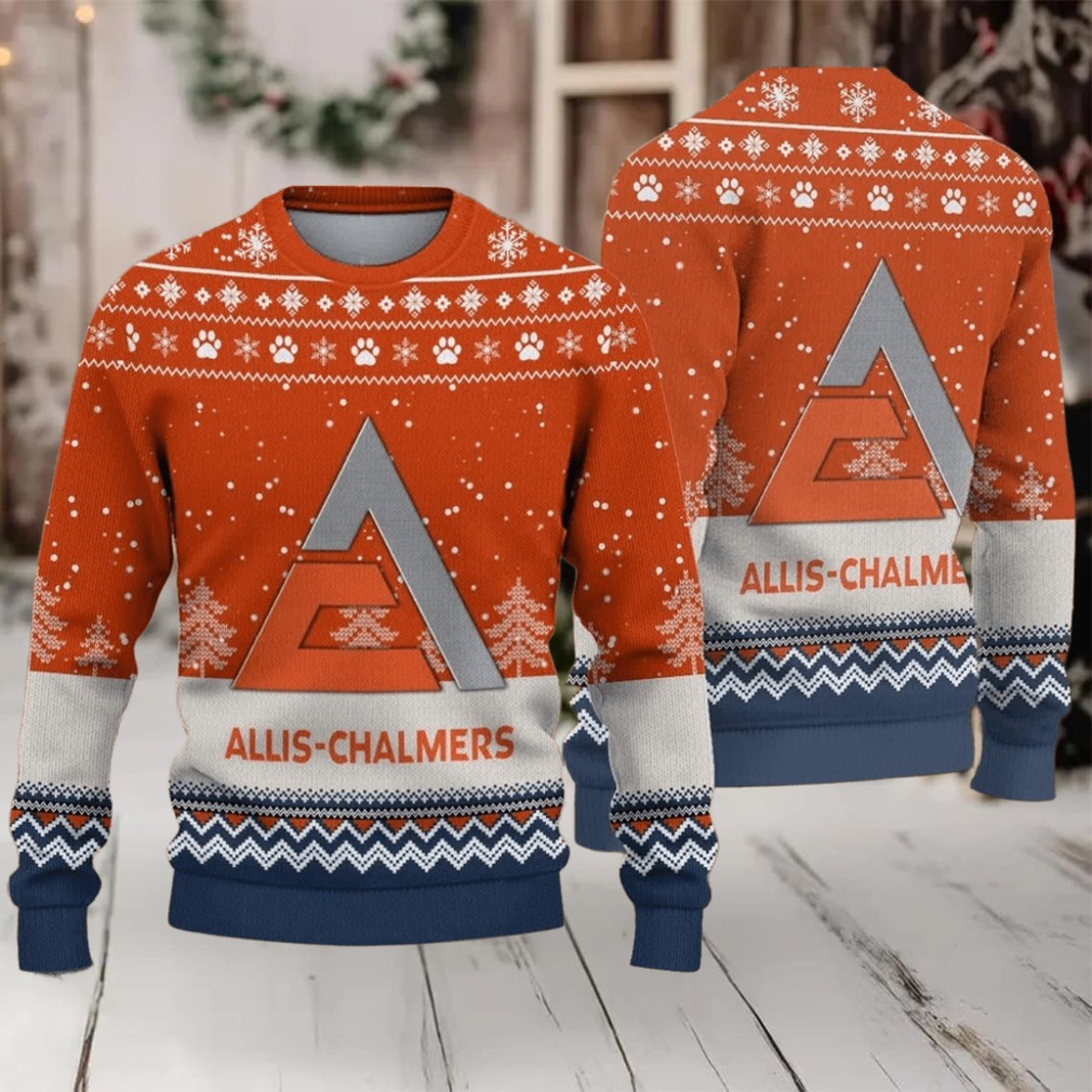 Ugly Sweater Allis Chalmers Farmer Love Exclusive Logo