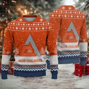 Ugly Sweater Allis Chalmers Farmer Love Exclusive Logo