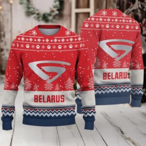 Ugly Sweater Belarus Farmer Love Exclusive Logo Ugly Sweater Belarus Farmer Love Exclusive Logo
