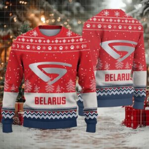 Ugly Sweater Belarus Farmer Love Exclusive Logo