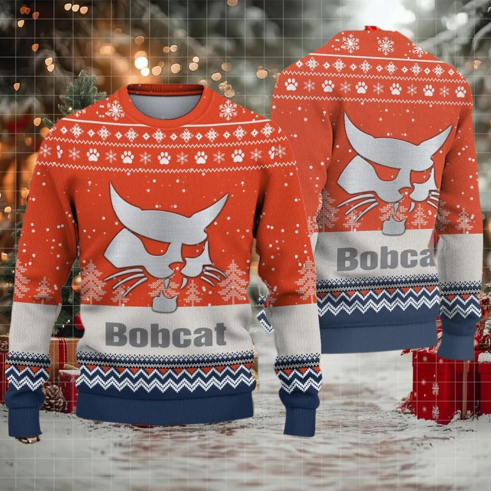 Ugly Sweater Bobcat Farmer Love Exclusive Logo