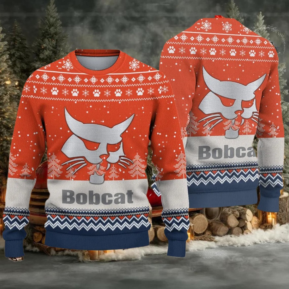 Ugly Sweater Bobcat Farmer Love Exclusive Logo Ugly Sweater Bobcat Farmer Love Exclusive Logo