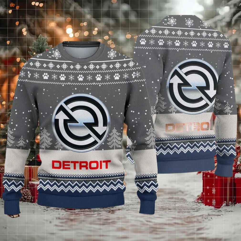 Ugly Sweater Detroit Diesel Farmer Love Exclusive Logo
