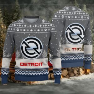 Ugly Sweater Detroit Diesel Farmer Love Exclusive Logo