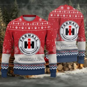 Ugly Sweater Farmall Farmer Love Exclusive Logo