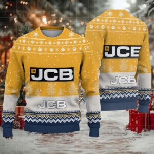 Ugly Sweater JCB Agricultural Farmer Love Exclusive Logo