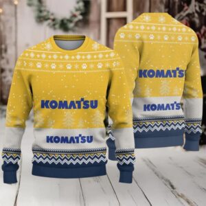 Ugly Sweater Komatsu Farmer Love Exclusive Logo Ugly Sweater Komatsu Farmer Love Exclusive Logo