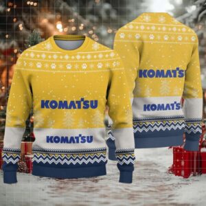 Ugly Sweater Komatsu Farmer Love Exclusive Logo