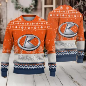 Ugly Sweater Kubota Farmer Love Exclusive Logo Ugly Sweater Kubota Farmer Love Exclusive Logo