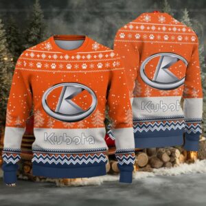 Ugly Sweater Kubota Farmer Love Exclusive Logo