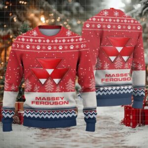 Ugly Sweater Massey Ferguson Farmer Love Exclusive Logo