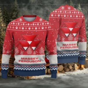 Ugly Sweater Massey Ferguson Farmer Love Exclusive Logo