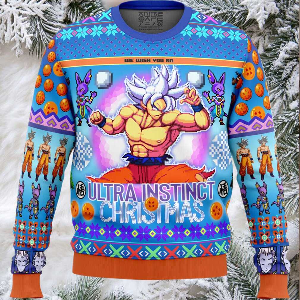 Ultra Instinct Goku Dragon Ball Z Ugly Christmas Sweater