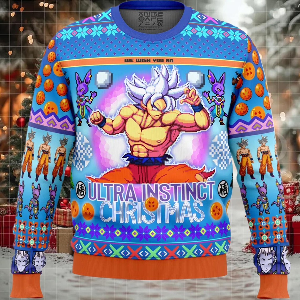Ultra Instinct Goku Dragon Ball Z Ugly Christmas Sweater