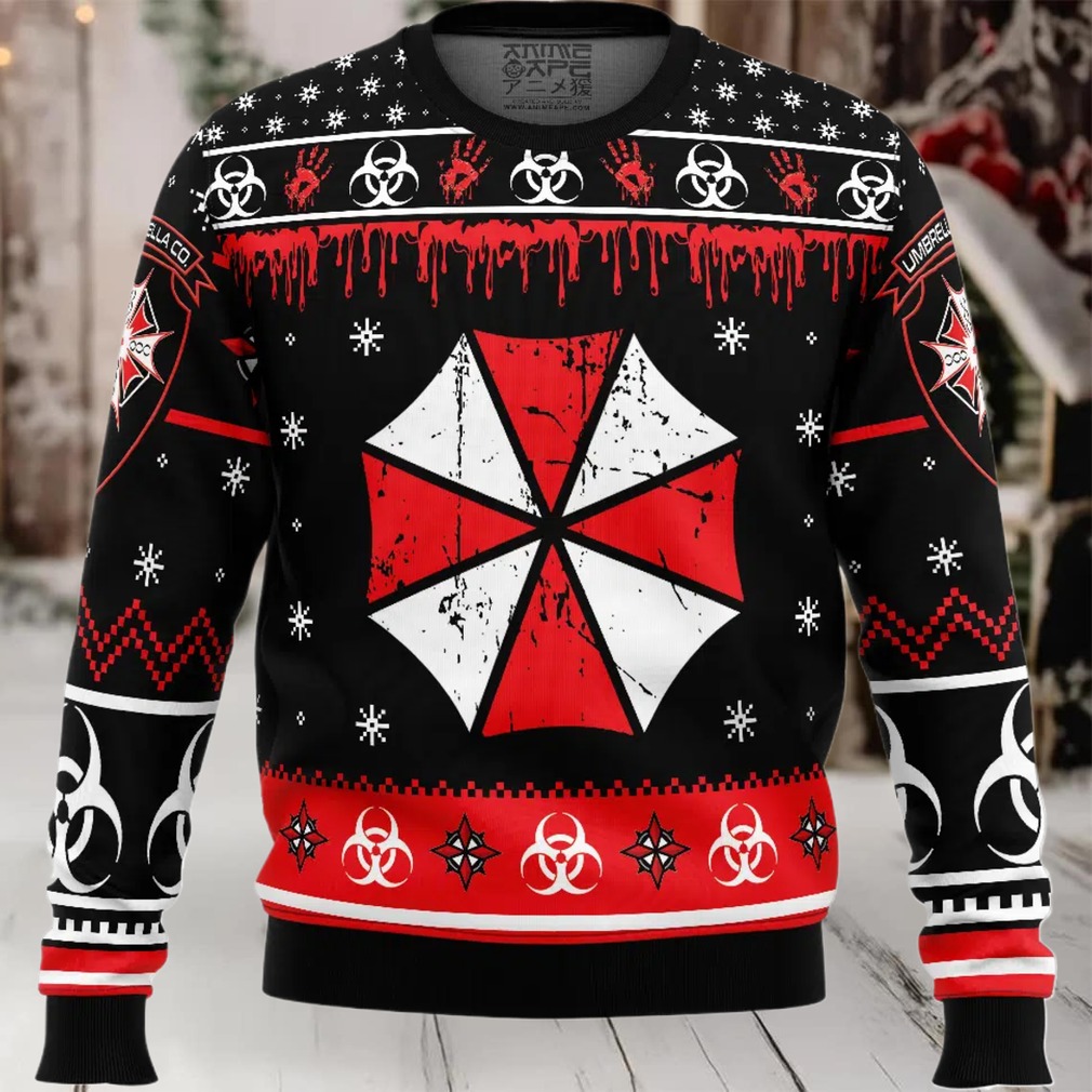 Umbrella Co. Resident Evil Ugly Christmas Sweater Umbrella Co. Resident Evil Ugly Christmas Sweater