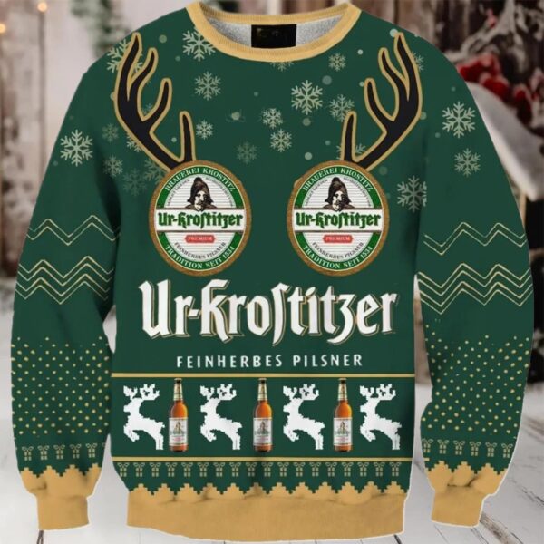 Ur Krostitzer Christmas Reindeer Ugly Sweater