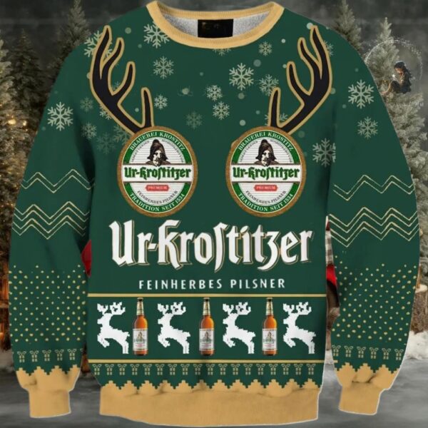 Ur Krostitzer Christmas Reindeer Ugly Sweater