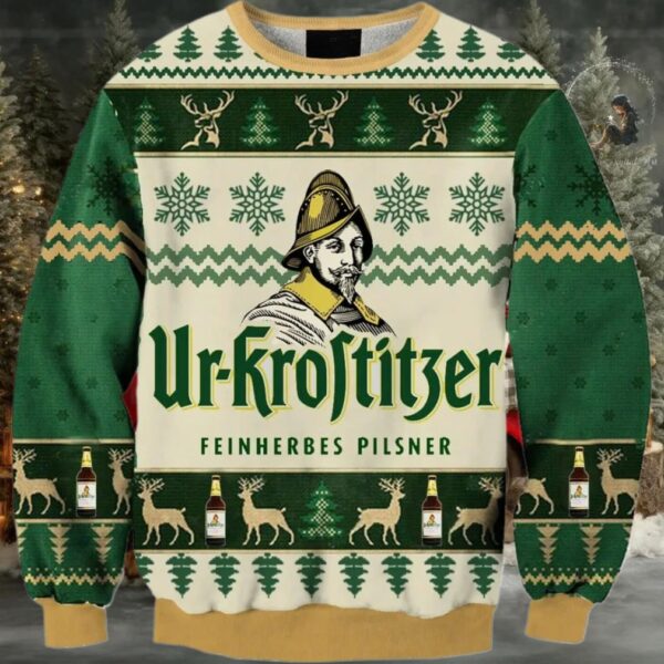 Ur Krostitzer Christmas Snowflake Ugly Sweater