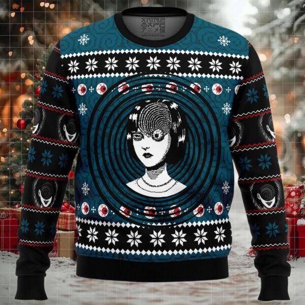 Uzumaki Junji Ito Ugly Christmas Sweater