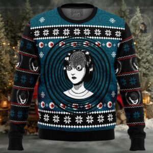 Uzumaki Junji Ito Ugly Christmas Sweater
