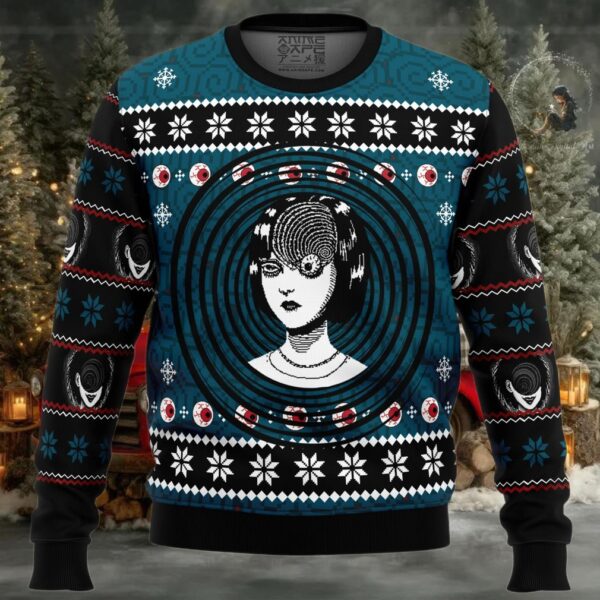 Uzumaki Junji Ito Ugly Christmas Sweater