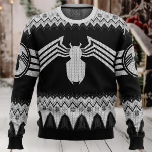 Venom Marvel Venom Symbol Ugly Christmas Sweater