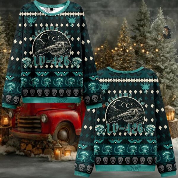 Welecome to LV 426 Ugly Sweater 2025 Christmas