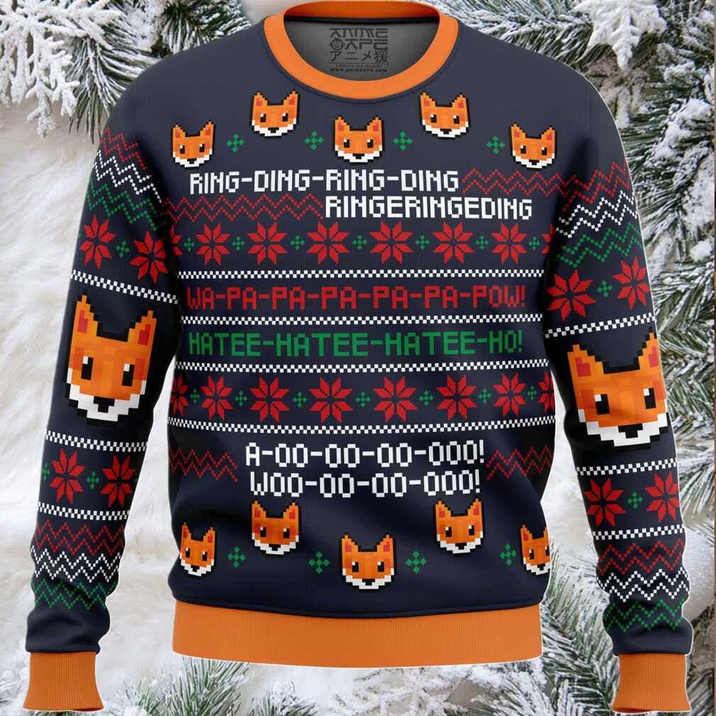 What does the Fox say_ Christmas Sweater